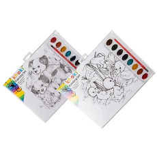 Learn to Paint Printed Art Canvas Kit